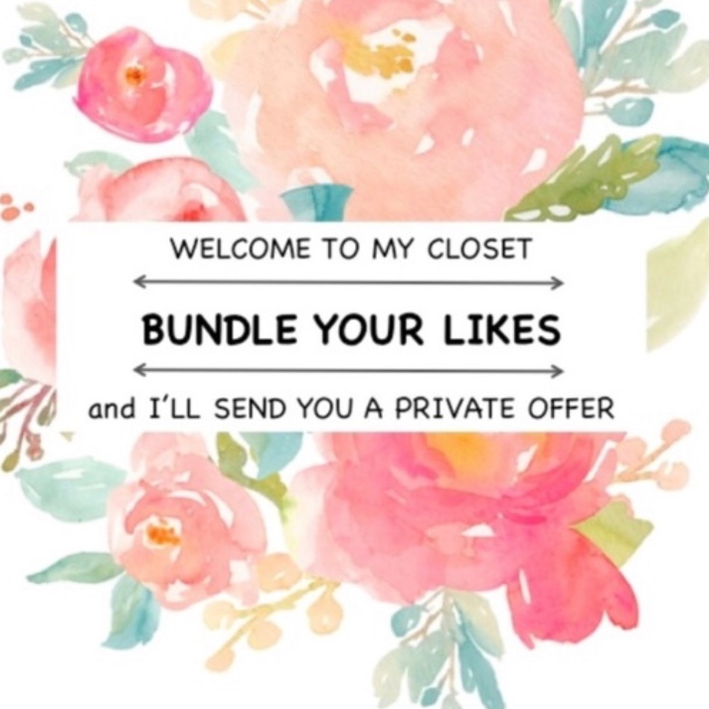 Bundle your likes for a private offer ☺️